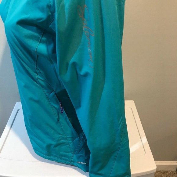 NWT Salomon Nova III Softshell Clima Windbreaker Ski Jacket Bay Blue - Picture 4 of 8